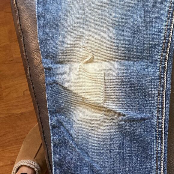 JOE’S Distressed Japanese distressed blue Jeans. Skinny Finn ankle button fly - Picture 5 of 12